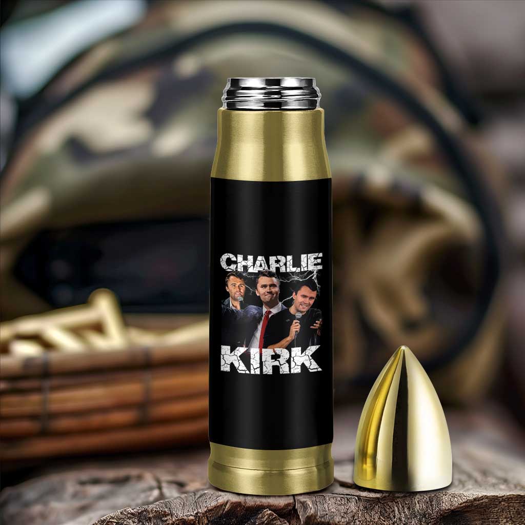 Charlie Kirk Bullet Tumbler Freedom Speech A True Patriot Tribute Bootleg - Wonder Print Shop