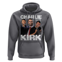 Charlie Kirk Hoodie Freedom Speech A True Patriot Tribute Bootleg - Wonder Print Shop