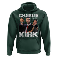 Charlie Kirk Hoodie Freedom Speech A True Patriot Tribute Bootleg - Wonder Print Shop