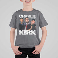 Charlie Kirk T Shirt For Kid Freedom Speech A True Patriot Tribute Bootleg - Wonder Print Shop