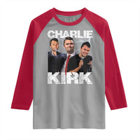 Charlie Kirk Raglan Shirt Freedom Speech A True Patriot Tribute Bootleg - Wonder Print Shop