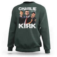 Charlie Kirk Sweatshirt Freedom Speech A True Patriot Tribute Bootleg - Wonder Print Shop