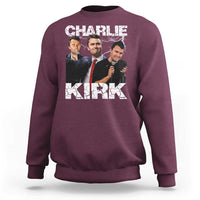 Charlie Kirk Sweatshirt Freedom Speech A True Patriot Tribute Bootleg - Wonder Print Shop