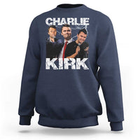 Charlie Kirk Sweatshirt Freedom Speech A True Patriot Tribute Bootleg - Wonder Print Shop