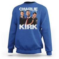 Charlie Kirk Sweatshirt Freedom Speech A True Patriot Tribute Bootleg - Wonder Print Shop