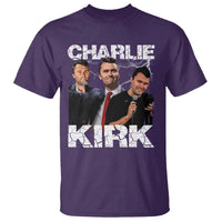 Charlie Kirk T Shirt Freedom Speech A True Patriot Tribute Bootleg - Wonder Print Shop