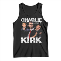 Charlie Kirk Tank Top Freedom Speech A True Patriot Tribute Bootleg - Wonder Print Shop