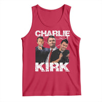 Charlie Kirk Tank Top Freedom Speech A True Patriot Tribute Bootleg - Wonder Print Shop