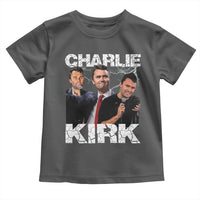 Charlie Kirk Toddler T Shirt Freedom Speech A True Patriot Tribute Bootleg - Wonder Print Shop