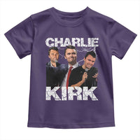 Charlie Kirk Toddler T Shirt Freedom Speech A True Patriot Tribute Bootleg - Wonder Print Shop