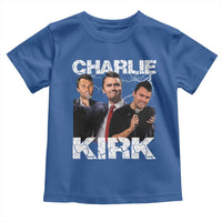 Charlie Kirk Toddler T Shirt Freedom Speech A True Patriot Tribute Bootleg - Wonder Print Shop