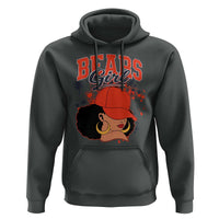 Bears Girl Hoodie Sports Fan Team Spirit Black Girls - Wonder Print Shop
