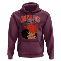 Bears Girl Hoodie Sports Fan Team Spirit Black Girls - Wonder Print Shop