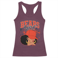 Bears Girl Racerback Tank Top Sports Fan Team Spirit Black Girls - Wonder Print Shop