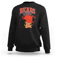 Bears Girl Sweatshirt Sports Fan Team Spirit Black Girls - Wonder Print Shop