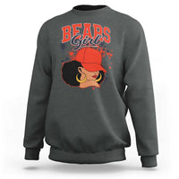 Bears Girl Sweatshirt Sports Fan Team Spirit Black Girls - Wonder Print Shop