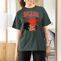 Bears Girl T Shirt For Women Sports Fan Team Spirit Black Girls - Wonder Print Shop