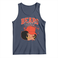 Bears Girl Tank Top Sports Fan Team Spirit Black Girls - Wonder Print Shop