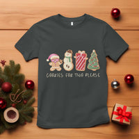 Christmas Pregnancy Announcement T Shirt Cookies For Two Please Xmas Maternity Gift - Wonder Print Shop