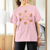 Christmas Pregnant T Shirt For Women Cookies For Two Please Pregnancy Announcement - Wonder Print Shop