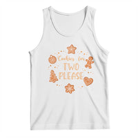 Christmas Pregnant Tank Top Cookies For Two Please Pregnancy Announcement - Wonder Print Shop
