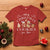 Christmas Pregnancy Announcement T Shirt Eating Xmas Cookies For Two Maternity Gift - Wonder Print Shop