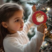 Cowboy Christmas Ornament Santa Claus Merry Xmas Vintage 90s Western Country - Wonder Print Shop