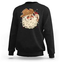 Christmas Cowboy Sweatshirt Santa Claus Merry Xmas Vintage 90s Western Country - Wonder Print Shop