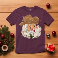 Christmas Cowboy T Shirt Santa Claus Vintage 90s Western Country Music Outfit - Wonder Print Shop