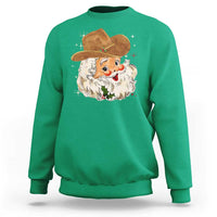Christmas Cowboy Sweatshirt Santa Claus Vintage 90s Western Country Music Outfit - Wonder Print Shop