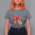 Christmas Pregnancy Announcement T Shirt For Women Coquette Bow Xmas Maternity Gift - Wonder Print Shop