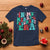 Christmas Pregnancy Announcement T Shirt Merry & Pregnant Era Cute Groovy Christmas Holiday Xmas - Wonder Print Shop