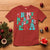 Christmas Pregnancy Announcement T Shirt Merry & Pregnant Era Cute Groovy Christmas Holiday Xmas - Wonder Print Shop