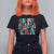 Christmas Pregnancy Announcement T Shirt For Women Merry & Pregnant Era Cute Groovy Christmas Holiday Xmas - Wonder Print Shop