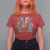 Christmas Pregnancy Announcement T Shirt For Women Merry & Pregnant Era Cute Groovy Christmas Holiday Xmas - Wonder Print Shop