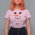 Christmas Pregnancy Announcement T Shirt For Women Snowman Face Xmas Maternity Gift - Wonder Print Shop