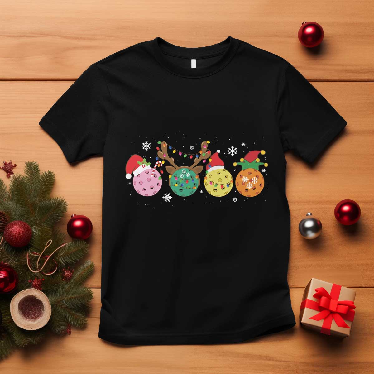Funny Pickleball Lover Christmas T Shirt - Wonder Print Shop