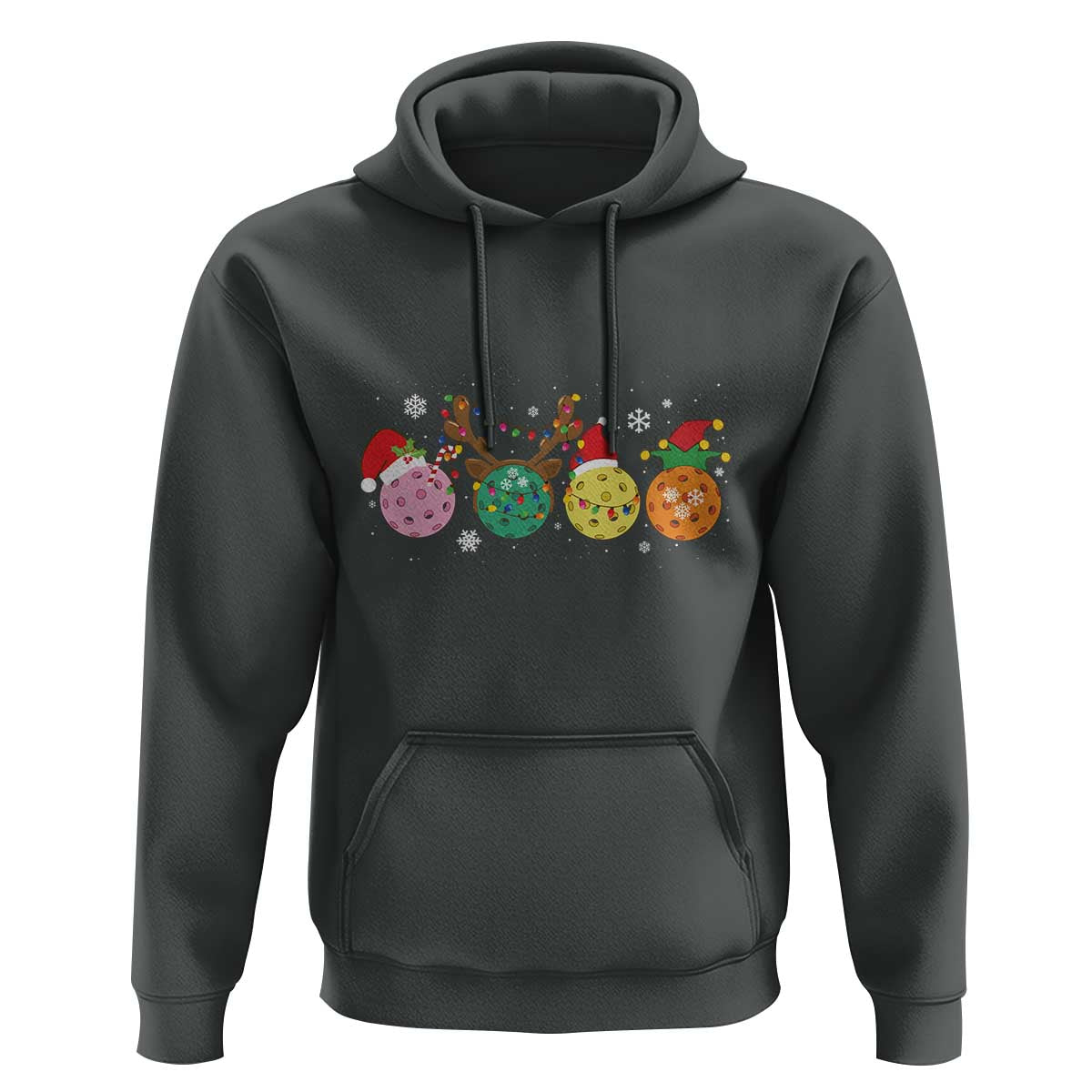 Funny Pickleball Lover Christmas Hoodie