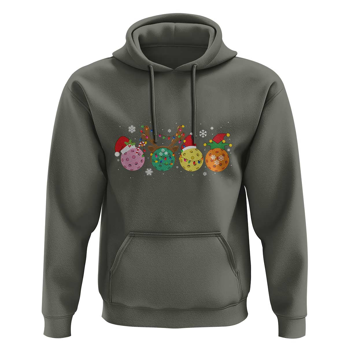 Funny Pickleball Lover Christmas Hoodie