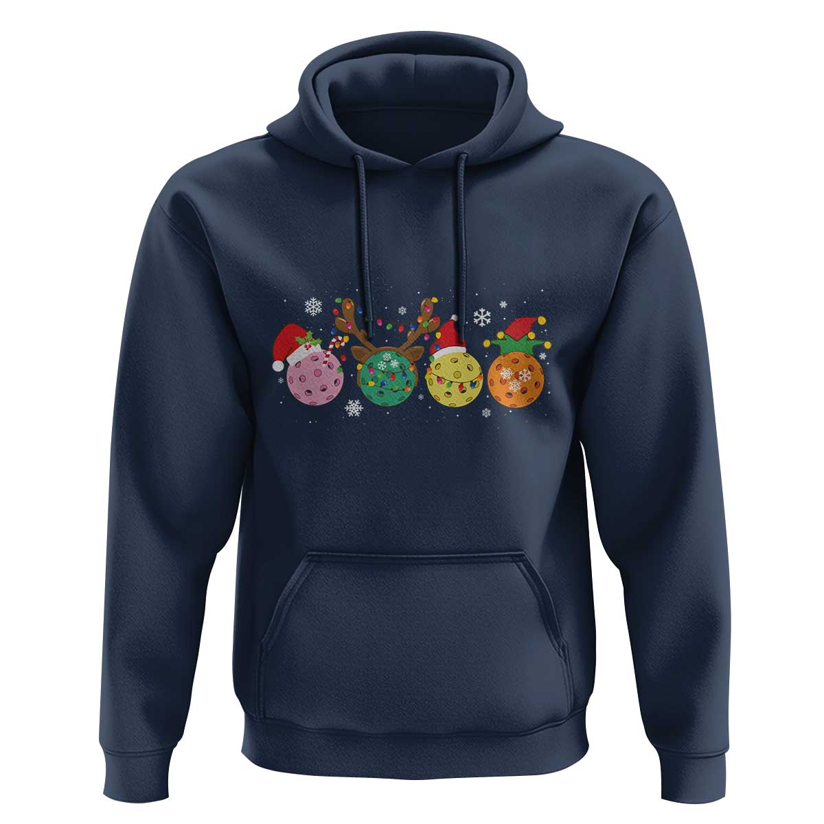 Funny Pickleball Lover Christmas Hoodie