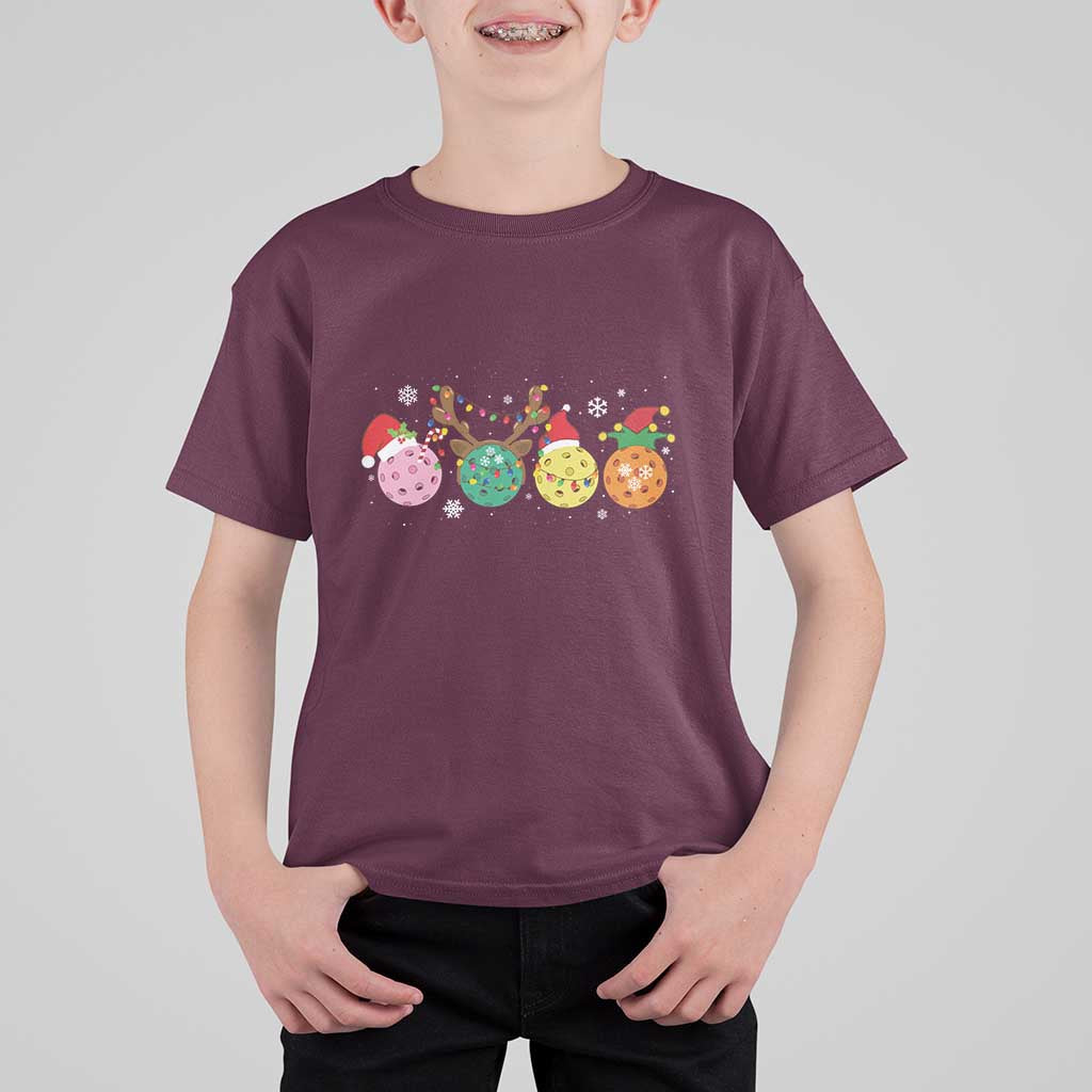 Funny Pickleball Lover Christmas T Shirt For Kid - Wonder Print Shop
