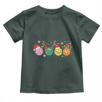 Funny Pickleball Lover Christmas Toddler T Shirt