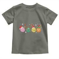 Funny Pickleball Lover Christmas Toddler T Shirt