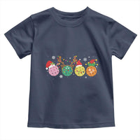Funny Pickleball Lover Christmas Toddler T Shirt