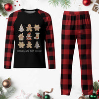 Pregnancy Announcement Plaid Pajama Set Cookies For Two Please Maternity Gift - Wonder Print Shop