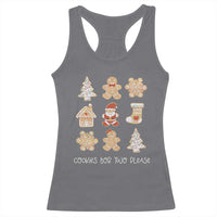 Christmas Pregnancy Announcement Racerback Tank Top Cookies For Two Please Maternity Gift