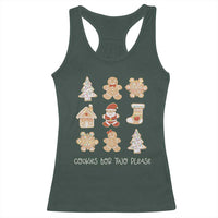 Christmas Pregnancy Announcement Racerback Tank Top Cookies For Two Please Maternity Gift