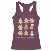Christmas Pregnancy Announcement Racerback Tank Top Cookies For Two Please Maternity Gift
