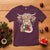 Christmas Cow T Shirt Highland Cow Lights Santa Hats Farm Xmas - Wonder Print Shop