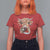 Christmas Cow T Shirt For Women Highland Cow Lights Santa Hats Farm Xmas - Wonder Print Shop